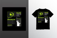 Brooklyn writing design, suitable for screen printing Product Image 1