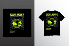 Worldwide writing design, suitable for screen printing Product Image 1