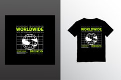 Worldwide writing design, suitable for screen printing Product Image 1