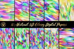 Abstract 3D Glossy Digital Papers 2 Product Image 1