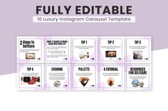 Luxury Instagram Carousel Template | Canva Carousel Post Product Image 5