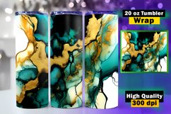 Marble tumbler sublimation. Tumbler wrap Painted tumbler. Product Image 1