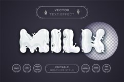 White Milk - Editable Text Effect, Font Style Product Image 1