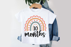 10 Months SVG | Baby Milestone SVG | Baby SVG | Newborn SVG Product Image 3