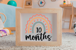 10 Months SVG | Baby Milestone SVG | Baby SVG | Newborn SVG Product Image 4