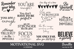 Motivational Quotes SVG PNG Product Image 1