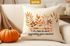 Autumn Floral Motivational Quotes Sublimation 10 Product Image 1