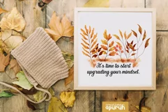 Autumn Floral Motivational Quotes Sublimation 10 Product Image 4