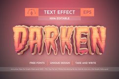 Dark night - Editable Text Effect, Font Style Product Image 1