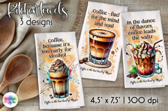 Coffee Cocktails Kitchen Towel Bundle, Coffee Lover Prints Product Image 8