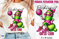 Cute Pickleball Sublimation Bundle, Funny Pickleball PNG Product Image 8