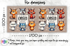 Sarcastic Coffee Mug Wraps, Funny Animal Mug Designs Product Image 4