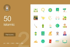 Islamic Flat Multicolor Icons Product Image 1