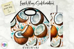 Lunch Bag Sublimation | Fruits and Berries Lunch Bag Print Product Image 1