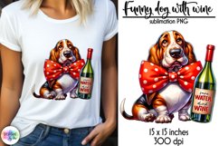 Funny Dog Sublimation Bundle, Funny Wine Quotes Bundle Product Image 13