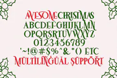 Awesome Christmas - Display Serif Font Product Image 10