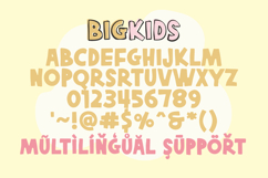Big Kids - All Caps Solid &amp; Outline Ugly Font Product Image 9