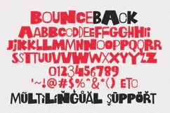 Bounce Back - All Caps Random Font Product Image 10