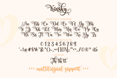 Kinsky - Calligraphy Font with Heart Accent Product Image 10
