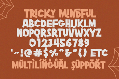 Tricky Mindful - All Caps Halloween Ugly Font Product Image 10