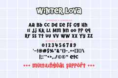 Winter Lova - Mixed Cute Display Font Product Image 10
