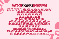 Witch Chunky - All Caps Bouncy Bold Font Product Image 10