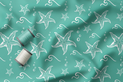 Modern Coastal Shell Seamless Patterns, Nautical Pattern Product Image 3