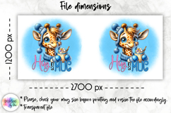 Cute Winter Animals Mag Wrap, Hot Cocoa Mug Wrap PNG Product Image 3