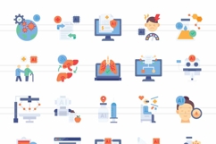 50 Future of Work &amp; Hybrid Workplace Systems Icons Product Image 2