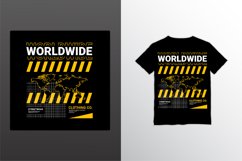Worldwide writing design, suitable for screen printing Product Image 1