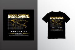 Worldwide writing design, suitable for screen printing Product Image 1