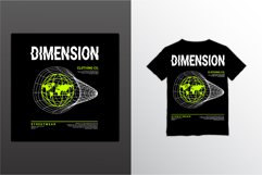 Dimension writing design, suitable for screen printing Product Image 1