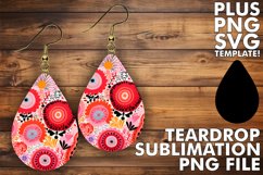 Splash of Colors: Vibrant Teardrop Sublimations Product Image 1