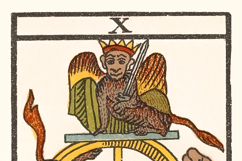 Tarot Besancon Marseille Type Rare Old Tarot Deck Complete Product Image 4