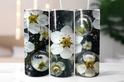 Elegant Floral Tumbler Wrap Bundle | Flowers In Epoxy Resin Product Image 23