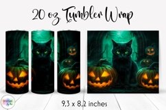 Halloween Creepy Pumpkins Tumbler Wrap Bundle Product Image 22