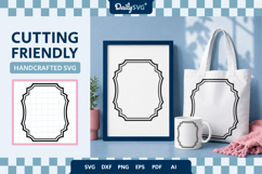 Vintage Label Frame SVG Product Image 2