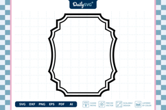 Vintage Label Frame SVG Product Image 1