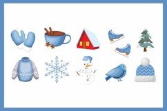 10 winter digital sticker designs