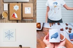 10 winter digital sticker designs