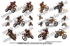 MX Stickers Printable Bundle | 40 Dirt Bike Pictures Images Product Image 5