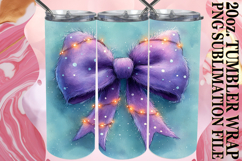 Enchanted reflections 20oz tumbler wrap, Christmas Product Image 1