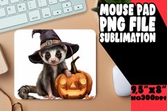 Watercolor Halloween Sublimation Mouse Pad PNG Product Image 1