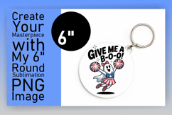 Bright Round Design Sublimation Template , Funny Ghost Product Image 1