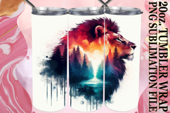 Radiant Adventures 20oz tumbler wrap, Animals Art Product Image 1