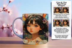 TRENDY 11oz Mug Wrap PNG Template , Fairy Product Image 1