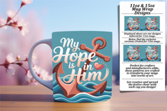 Lovely 15oz Mug Wrap Png Design , Religious Product Image 1
