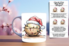 Joyful 15oz Mug Wrap Png Design , Holiday Product Image 1
