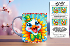 FRESH 15oz Mug Wrap PNG Design , Goose Product Image 1