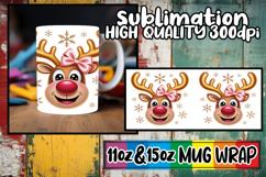 Perfect start sublimation 11oz 15oz mug wrap, Cute Christmas Product Image 1